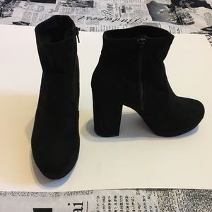 Black Platform Ankle Boots